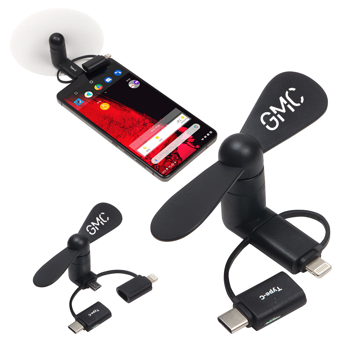 3-in-1 Cell Phone Fan