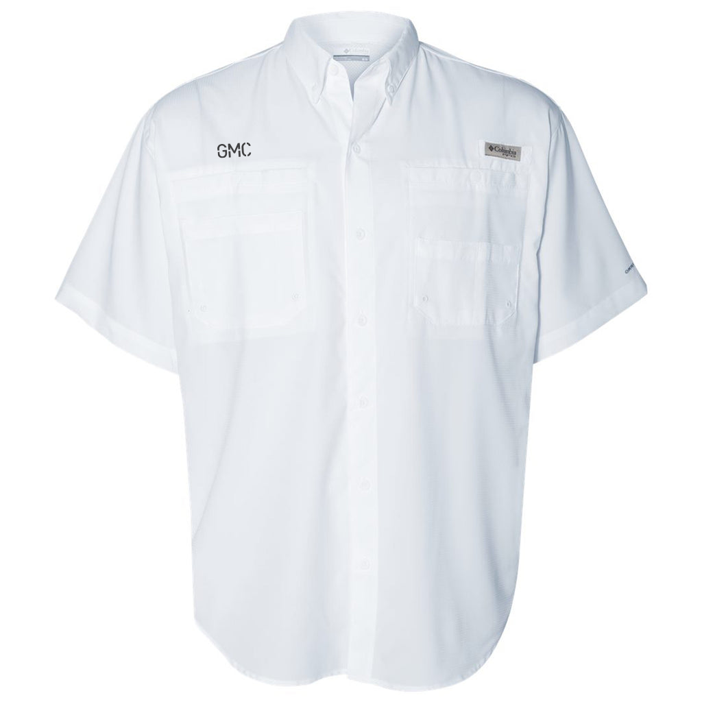Men's Columbia - PFG Bahama II Short Sleeve Shirt - White
