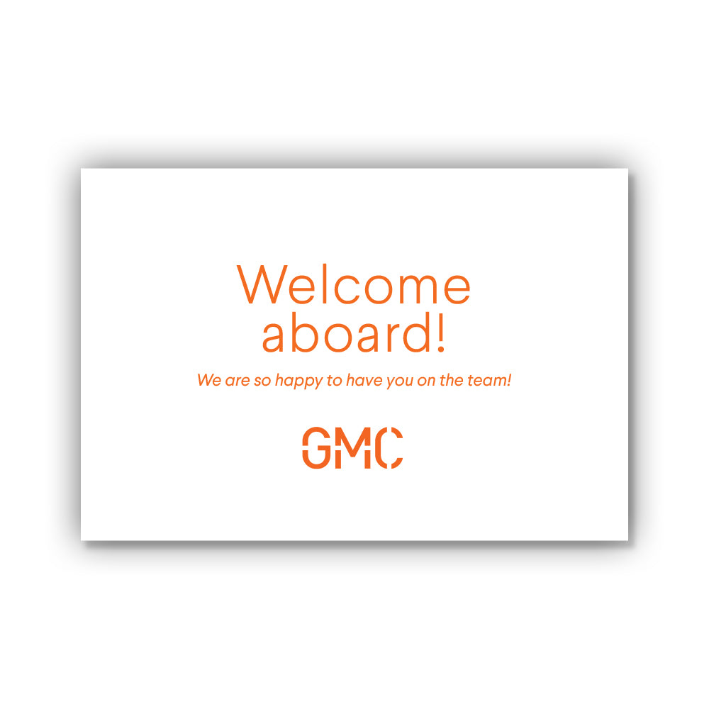 GMC Welcome Card