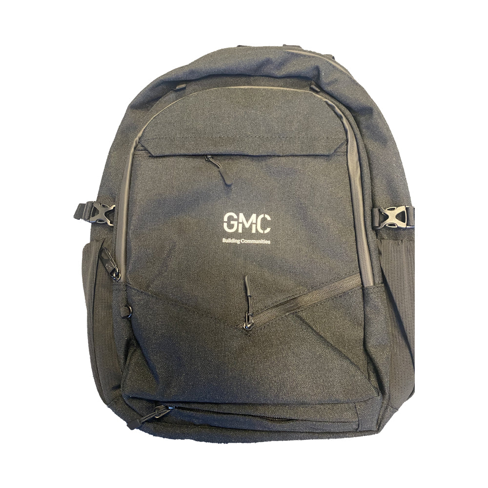 GMC Black Laptop Backpack