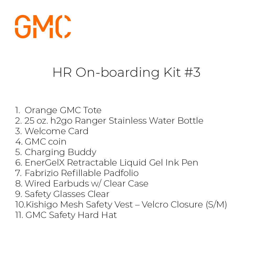 HR Onboarding Kit #3 (S/M w/ Hard Hat)