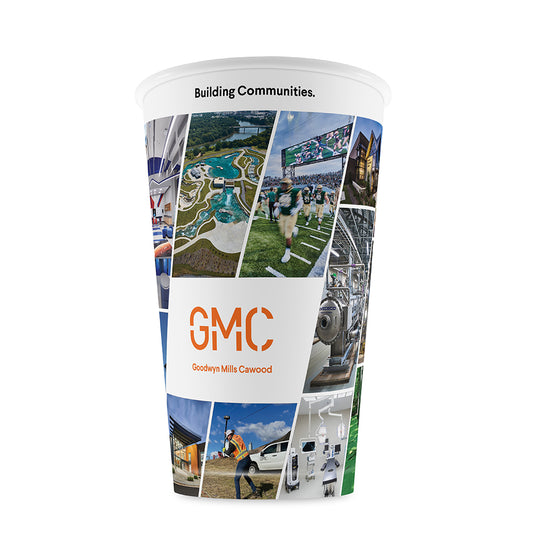 GMC 22 oz. Smooth Walled Plastic Stadium Cup